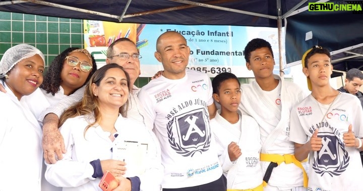 José Aldo Instagram - Confira o que rolou na Copa Nova União, realizada no último mês de maio ✅ Foi um dia de muita alegria e diversão para os nossos alunos 🥋💙 Obrigado @enelbrasil e @prefeituradesg 👊 #EscolaDeLutas #JoséAldo #FormandoCampeões #TransformandoSonhos #EnergiaParaOEsporte 🎥 @birthfilmes