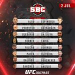 José Aldo Instagram - José Aldo está de volta aos ringues! 👊 E você poderá conferir todos os detalhes do ex-campeão do UFC em ação no Shooto Boxing no dia 2 de julho, a partir das 20 horas, com transmissão exclusiva do @ufcfightpassbr. Além da luta do @josealdojunioroficial , teremos no card principal do evento outros 7 duelos que devem esquentar a Upper Arena. Já o card preliminar começa às 19h no canal do Shooto no YouTube. Os ingressos podem ser adquiridos com antecedência na @academiaupper ou na bilheteria da @upperarena_rio no dia do evento. Lembrando que no mesmo final de semana teremos MMA de alto nível com o Shooto 118, que acontece na sexta-feira (30) e contará também com transmissão exclusiva do @ufcfightpassbr Emoção em dose dupla no maior evento de lutas do país! 👊