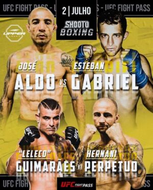 José Aldo Instagram - Dia 2 de julho vou estar no Shooto Boxing lutando contra o Esteban Gabriel 👊🏼 
No primeiro domingo de julho às 19h ao vivo no @ufcfightpass 💥 

 On July 2nd I'll be fighting at Shooto Boxing at 7pm (Brazil time) live on @ufcfightpass 👊🏼