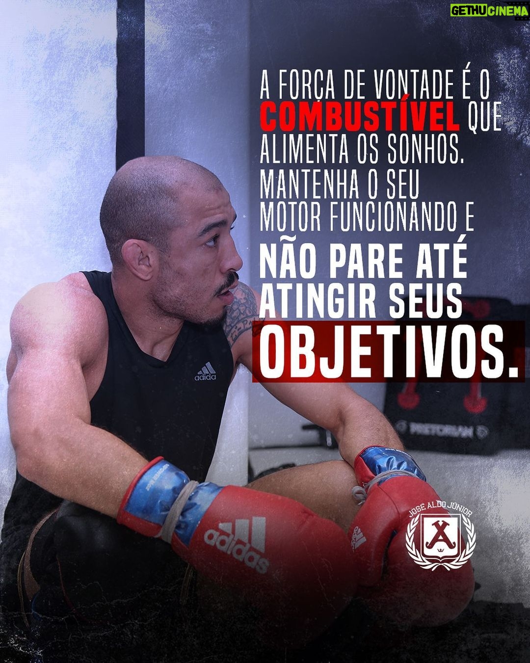 José Aldo Instagram - Vamos juntos! Foco na missão! 😎