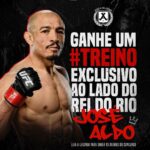 José Aldo Instagram - 🚨ALERTA DE SORTEIO NO FACEBOOK 🚨 Fala galera... Já sonhou em ter um treino exclusivo comigo? Então chegou o momento! Tá rolando um sorteio imperdível pra vocês! Não dá pra ficar de fora mesmo... Corre lá na minha página do Facebook agora e não percam essa chance! Leiam tudo para entender as regras: → Seguir/curtir a página do facebook do José Aldo → Compartilhar a publicação em modo público → Marcar 3 amigos nos comentários → Começa dia 25/05 e é finalizado dia 25/06 → O vencedor será notificado pelo messenger Facebook e terá 48 horas para responder com suas informações de contato.Se o vencedor não responder dentro do prazo, um novo vencedor será selecionado. → O vencedor deve concordar em participar do treinamento com o José Aldo em uma data e local previamente acordados. O prêmio não é transferível, não pode ser trocado por dinheiro ou por outros itens. → O vencedor é responsável por quaisquer despesas adicionais que possam ocorrer durante o dia de treinamento, incluindo transporte, alimentação e hospedagem. → Aldo se reserva o direito de cancelar o treinamento a qualquer momento, caso ocorra alguma emergência ou circunstância imprevista.