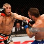 José Aldo Instagram - Comemoração que entrou para história. Rei do Rio! Há 12 anos fazendo essa defesa do cinturão, em uma luta que entrou pra história contra Chad Mendes