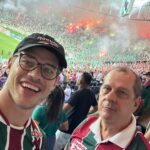 José Loreto Instagram - Saudações Tricolores 💚🤍❤️ Maracanã Stadium