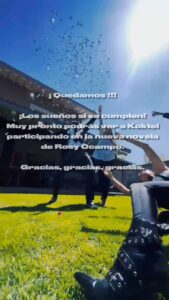 José Ron Instagram - Con mucha emoción les compartimos esta increíble noticia 🥳🍾 Gracias @rosyocampooficial 🎵 📷 @jimmyfp @_eldanigarcia