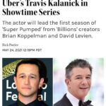 Joseph Gordon-Levitt Instagram - In a way, playing Uber co-founder Travis Kalanick in this limited series is the opposite of playing the role I wrote for myself in Mr. Corman — Travis is a cruel billionaire. Josh is a kind hearted public school teacher. Why do we reward misanthropes more than nice guys? Really fascinated by this story about both the virtues and the vices of Silicon Valley.
