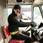 Joseph Gordon-Levitt Instagram – Finale episode of #MrCorman out today! Finally you can watch the whole thing. @jamiejchung is wonderful in it. But I didn’t have any pictures of us on my phone ☹️ So here’s the DP, Jaron, @arturocastrop driving a UPS truck in half a batman costume, a nice touch on Josh’s bedroom wall from Production Designer Meghan, and the moment of totally finishing our final color grade session with Pam and Damien which completed post production. @appletvplus