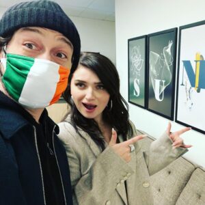 Joseph Gordon-Levitt Instagram - 🇮🇪 #FLORAandSON at SUNDANCE - @evehewson @jack_reynor editor Stephen O’Connol @jaredgeller and even some hitrecorders showed up 😄🔴 @iamspaceship @lindsay.kincaid @sundanceorg