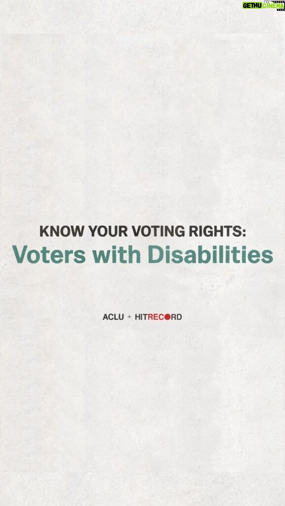Joseph Gordon-Levitt Instagram - You don’t need me to tell you how important this upcoming election is. Here’s the first video from @HITRECORD’s collaboration with the @aclu_nationwide: Voting rights for voters with disabilities. #KnowYourVotingRights