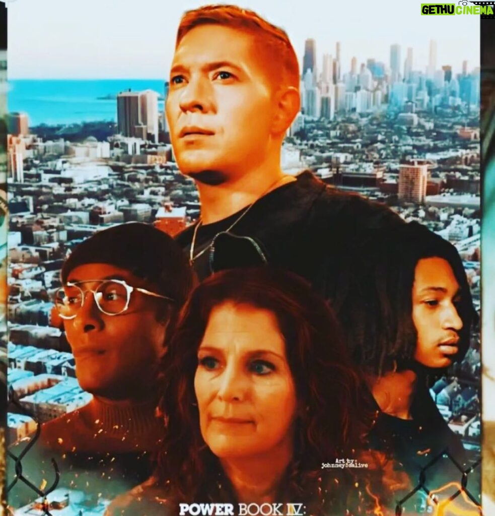 Joseph Sikora Instagram - Whaddya think of Tommy’s family? @anthonyfleming3rd @patriciakalember and @brightlyte21 are great folks in real life, but on the Show? Things get a lil complicated 😂 🤯 🙌🤑 art: @johnney5salive Chicago, Illinois