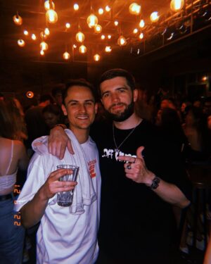 Josh Bradley Instagram - 2 drinks is better than 1