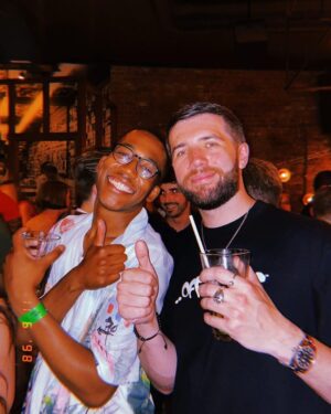 Josh Bradley Instagram - 2 drinks is better than 1