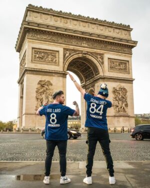 Josh Bradley Instagram - Just 2 dads chilling in Paris 🇫🇷