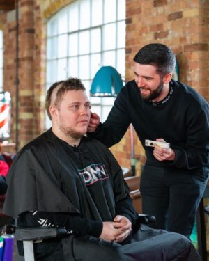Josh Bradley Instagram - A whole new meaning to headset hair 🎧