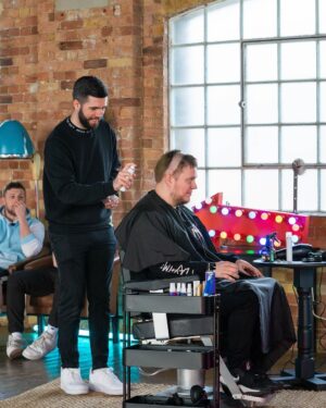 Josh Bradley Instagram - A whole new meaning to headset hair 🎧