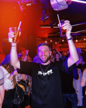 Josh Bradley Instagram - 2 drinks is better than 1
