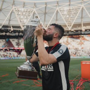 Josh Bradley Instagram - Now the only Sidemen player that’s never scored in a charity match, but we raised £2.4 million for charity! 

Thank you everyone for allowing me and my friends to continue living in this crazy dream! 💙