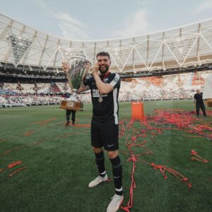 Josh Bradley Instagram - Now the only Sidemen player that’s never scored in a charity match, but we raised £2.4 million for charity! 

Thank you everyone for allowing me and my friends to continue living in this crazy dream! 💙