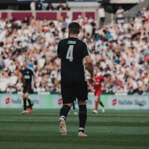 Josh Bradley Instagram - Now the only Sidemen player that’s never scored in a charity match, but we raised £2.4 million for charity! 

Thank you everyone for allowing me and my friends to continue living in this crazy dream! 💙