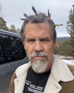 Josh Brolin Instagram - When your kids get ahold of your head.