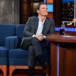 Josh Brolin Instagram - The most magical part about @hanszimmer and @joshbrolin’s musical collaboration for @dunemovie Part Two may be that it’s played by a fictional instrument! #Colbert #Baliset