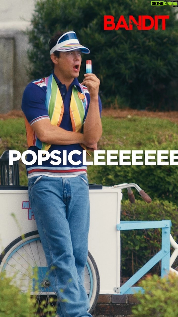 Josh Duhamel Instagram - Can I get anyone a popsicle?!
See me rock a rainbow vest in #BANDIT – Opening in theaters and available everywhere you rent or buy movies THIS FRIDAY.