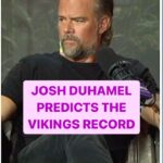 Josh Duhamel Instagram - @joshduhamel predicts how he thinks the rest of his @vikings season will go… Check out “Buddy Games” every Thursday on CBS!