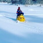 Josh Duhamel Instagram - First day out on the snow and he’s already picking up chicks.