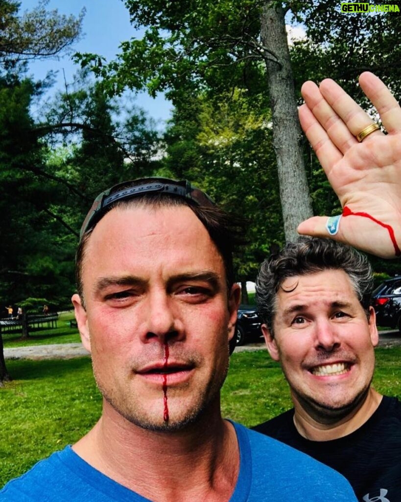 Josh Duhamel Instagram - Full contact croquet. Thanks for the hospitality @scottwcdonald It was a bloody good time. Muskoka, Ontario