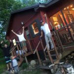 Josh Duhamel Instagram - Epic weekend at the cabin with my boys @mick.etc @william_e_k and @jalgra7 Excited to show you what we’ve been working on. #lolë