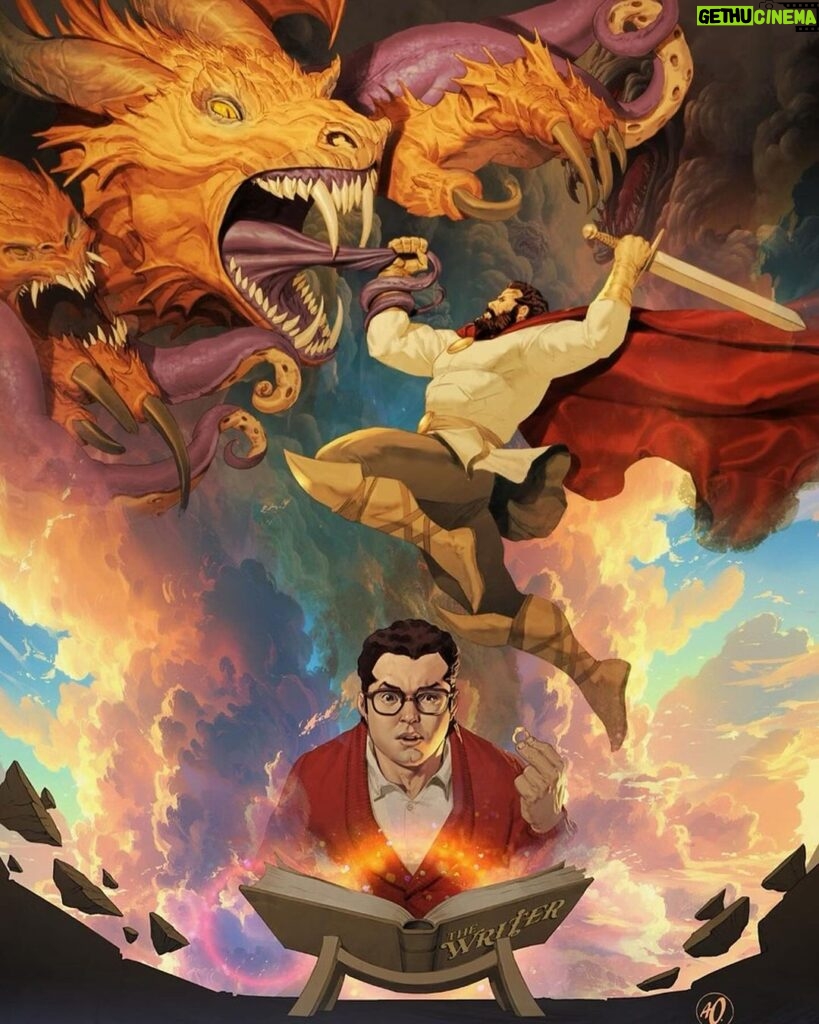 Josh Gad Instagram - I’ve always dreamed of being part of a comic book, and now that dream has come true. I’m so excited to team up with @darkhorsecomics , @berksketches and @maximusberkowitz , @arielolivetti and @gofrankgo on this unique story that blends mysticism, the occult and faith into a page turning yarn that will inspire and thrill all who read it. Get ready to get your hands on #TheWriter starting this summer.