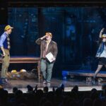 Josh Gad Instagram – Brosnahan on Broadway! #GutenbergBway 

📸: @triciambaron 

#andrewrannells #joshgad #rachelbrosnahan #marvelousmrsmaisel James Earl Jones Theatre
