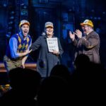 Josh Gad Instagram - Every night at the James Earl Jones theater, we eat dreams, but last night it’s fair to say our dreams ate us when we had the incredible and iconic @hillaryclinton join us onstage at @gutenbergbway as one of our final 7 producers. Thank you for making our dreams come true🙏🙏🙏 #6moreshows