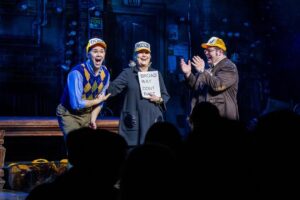 Josh Gad Instagram - Every night at the James Earl Jones theater, we eat dreams, but last night it’s fair to say our dreams ate us when we had the incredible and iconic @hillaryclinton join us onstage at @gutenbergbway as one of our final 7 producers. Thank you for making our dreams come true🙏🙏🙏 #6moreshows