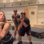 Josh Gad Instagram - Here’s a very early version of #HauntedGermanWood choreographed by @nancyreneebraun with @andrewrannells and I from @gutenbergbway - #8moreshows @alextimbers