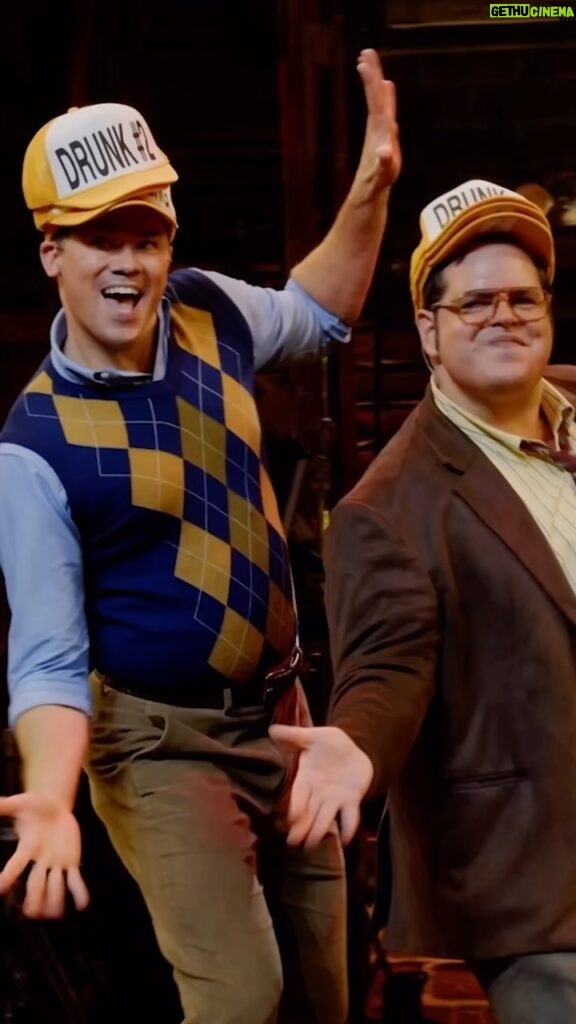 Josh Gad Instagram - It’s the final week of GUTENBERG’s life! Not the man — he died 556 years ago (rip🙏) — but the HIT BROADWAY MUSICAL, starring @andrewrannells and @joshgad. Snag tickets and be there in person for the final 8 shows! #GutenbergBway #andrewrannells #joshgad #broadway #musicals #musicaltheatre James Earl Jones Theatre