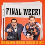Josh Gad Instagram – THE FINAL COUNTDOWN! Only 1 more week to see #GutenbergBway🍽️✨ James Earl Jones Theatre