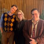 Josh Gad Instagram – Thanks for eating with us @itsmelauralinney — @gutenbergbway
