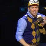 Josh Gad Instagram – To be fair, NOTHING could compare to #Frozen2 or #TrollsBandTogether🍽️✨

#gutenbergbway #triumphtheinsultcomicdog #andrewrannells #joshgad James Earl Jones Theatre