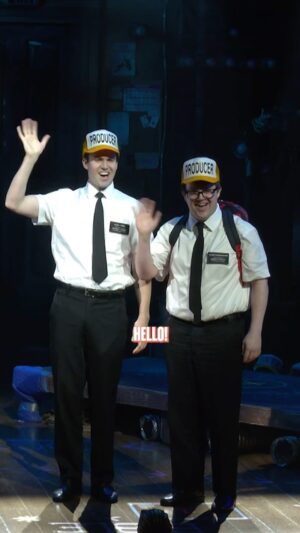 Josh Gad Instagram - The multiverse of Mormon. #GutenbergBway 

#thebookofmormon #andrewrannells #joshgad #broadway #musicals #musicaltheatre