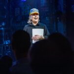 Josh Gad Instagram - Every night at the James Earl Jones theater, we eat dreams, but last night it’s fair to say our dreams ate us when we had the incredible and iconic @hillaryclinton join us onstage at @gutenbergbway as one of our final 7 producers. Thank you for making our dreams come true🙏🙏🙏 #6moreshows