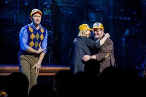 Josh Gad Instagram - Every night at the James Earl Jones theater, we eat dreams, but last night it’s fair to say our dreams ate us when we had the incredible and iconic @hillaryclinton join us onstage at @gutenbergbway as one of our final 7 producers. Thank you for making our dreams come true🙏🙏🙏 #6moreshows