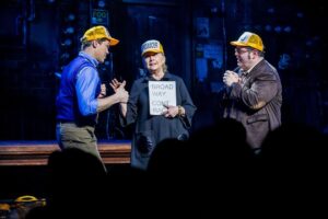 Josh Gad Instagram - Every night at the James Earl Jones theater, we eat dreams, but last night it’s fair to say our dreams ate us when we had the incredible and iconic @hillaryclinton join us onstage at @gutenbergbway as one of our final 7 producers. Thank you for making our dreams come true🙏🙏🙏 #6moreshows