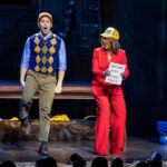 Josh Gad Instagram – A Broadway debut for the ages! Thanks for eating dreams with us @gayleking 🍽️✨ #GutenbergBway 

📸: @triciambaron James Earl Jones Theatre