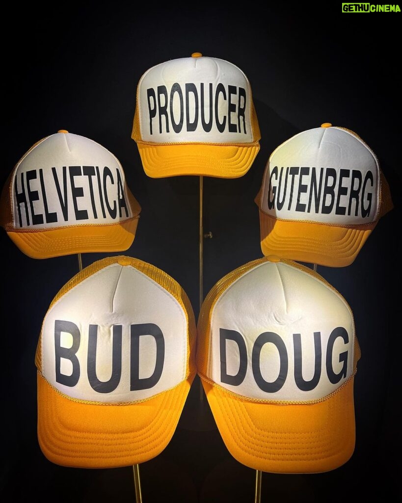 Josh Gad Instagram - 🔔 New artifact alert 🔔 Not only did their show get produced…they made it into the museum! We have just added new artifacts to The Museum of Broadway, including: THE hats worn by @joshgad, @andrewrannells and the nightly cameo producer (!) in @gutenbergbway; the Tony Award-winning set model from ACT ONE; and the Tony-nominated set model from CRAZY FOR YOU. Which cameo producer did you see? Comment below⬇ You can only see these on display at The Museum of Broadway⭐️ Get your tickets today! Or take advantage of our annual membership and you can visit every time we get new costumes, props, artifacts, special exhibits and more🎟️🎉 GUTENBERG! THE MUSICAL! Hats developed & created by: More Good Productions Inc (@raywet & @jrgoodmannyc) ACT ONE scenic designer: @beowulfboritt CRAZY FOR YOU scenic designer: Robin Wagner #newaddition #display #upclose #gutenberg #joshgad #andrewrannells #producer #cameo #hats #setdesign #setdesigner #crazyforyou #actone #design #broadway #only #onlyinnyc 🗽 #museumofbroadway #linkinbio #tickets #membership #visit #thingstodo #thingstodonyc #mustsee #hot #new #museum #timessquare #nyc