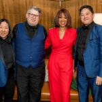 Josh Gad Instagram – A Broadway debut for the ages! Thanks for eating dreams with us @gayleking 🍽️✨ #GutenbergBway 

📸: @triciambaron James Earl Jones Theatre