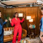 Josh Gad Instagram – A Broadway debut for the ages! Thanks for eating dreams with us @gayleking 🍽️✨ #GutenbergBway 

📸: @triciambaron James Earl Jones Theatre