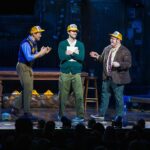 Josh Gad Instagram – Grant Gustin Guested at GUTENBERG! (Say that five times fast.) The @w4emusical star brought the house down at last night’s show 🍽️✨ #GutenbergBway 

📸: @triciambaron James Earl Jones Theatre