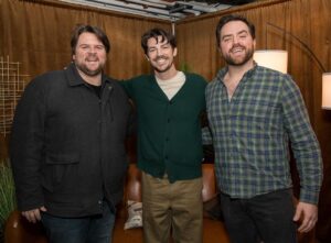 Josh Gad Instagram - Grant Gustin Guested at GUTENBERG! (Say that five times fast.) The @w4emusical star brought the house down at last night’s show 🍽️✨ #GutenbergBway 

📸: @triciambaron