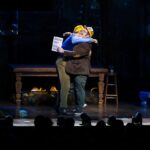 Josh Gad Instagram – Grant Gustin Guested at GUTENBERG! (Say that five times fast.) The @w4emusical star brought the house down at last night’s show 🍽️✨ #GutenbergBway 

📸: @triciambaron James Earl Jones Theatre