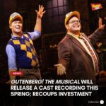 Josh Gad Instagram – There’s a ‘Schlimmer’ of hope for @gutenbergbway fans as an official Broadway cast recording has just been announced!  Head over to the link in our bio to learn more.